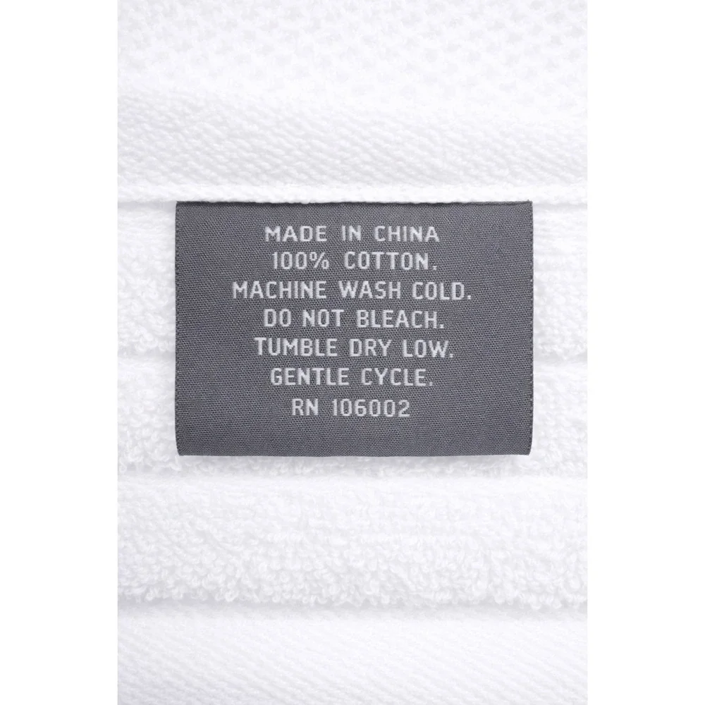 Hotel Balfour Luxury‎ White Waffle Weave 100% Cotton 2 Bath Sheets 30